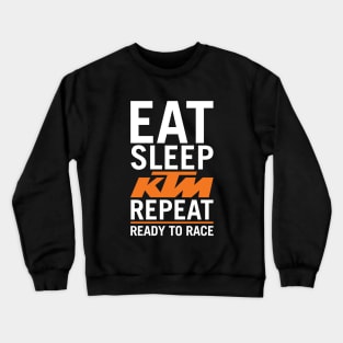 Eat Sleep KTM Repeat Crewneck Sweatshirt